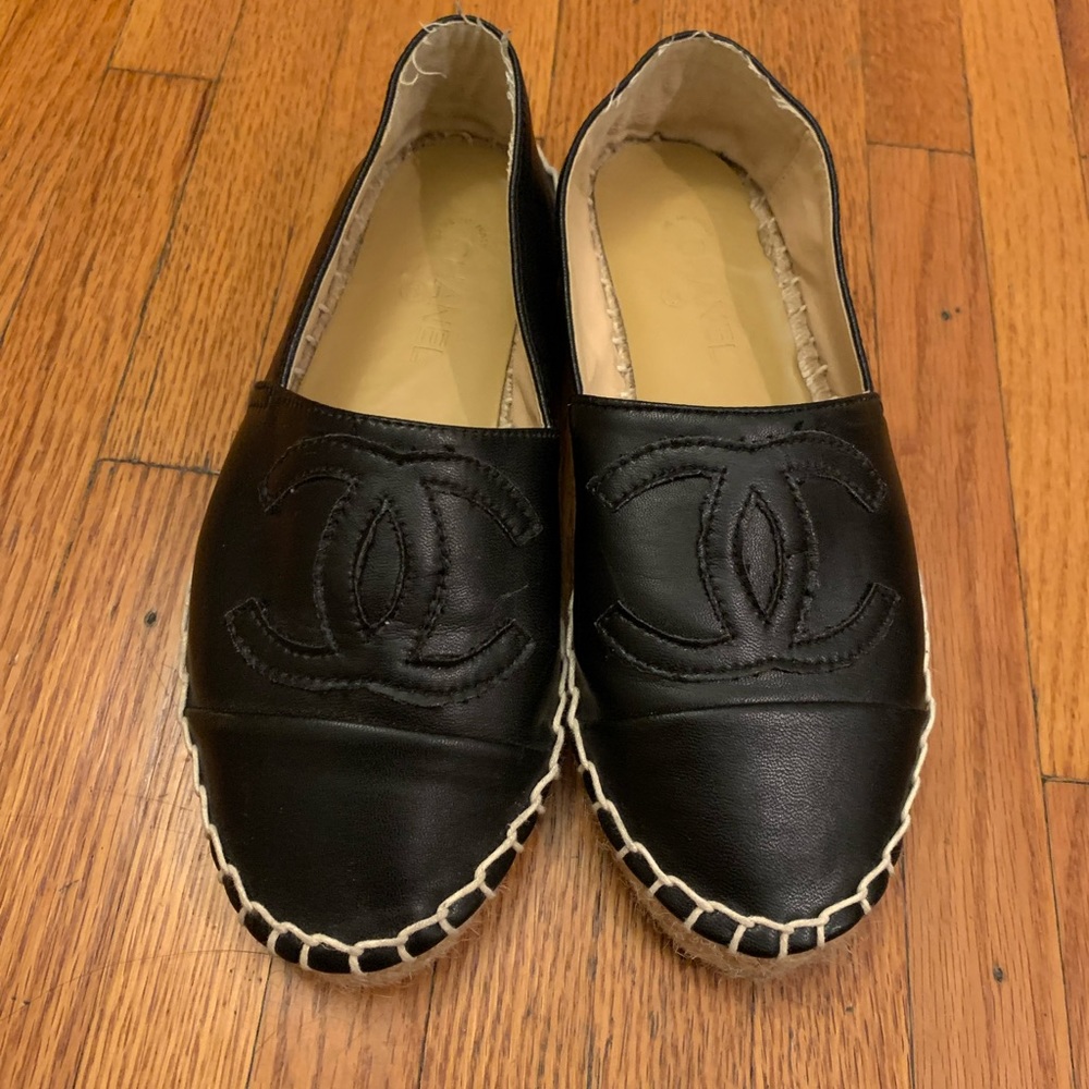 Black espadrilles